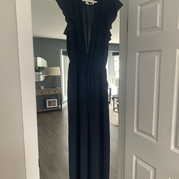 Wilfred Dresses & Skirts - Aritzia Wilfred Navy Jumper Suit